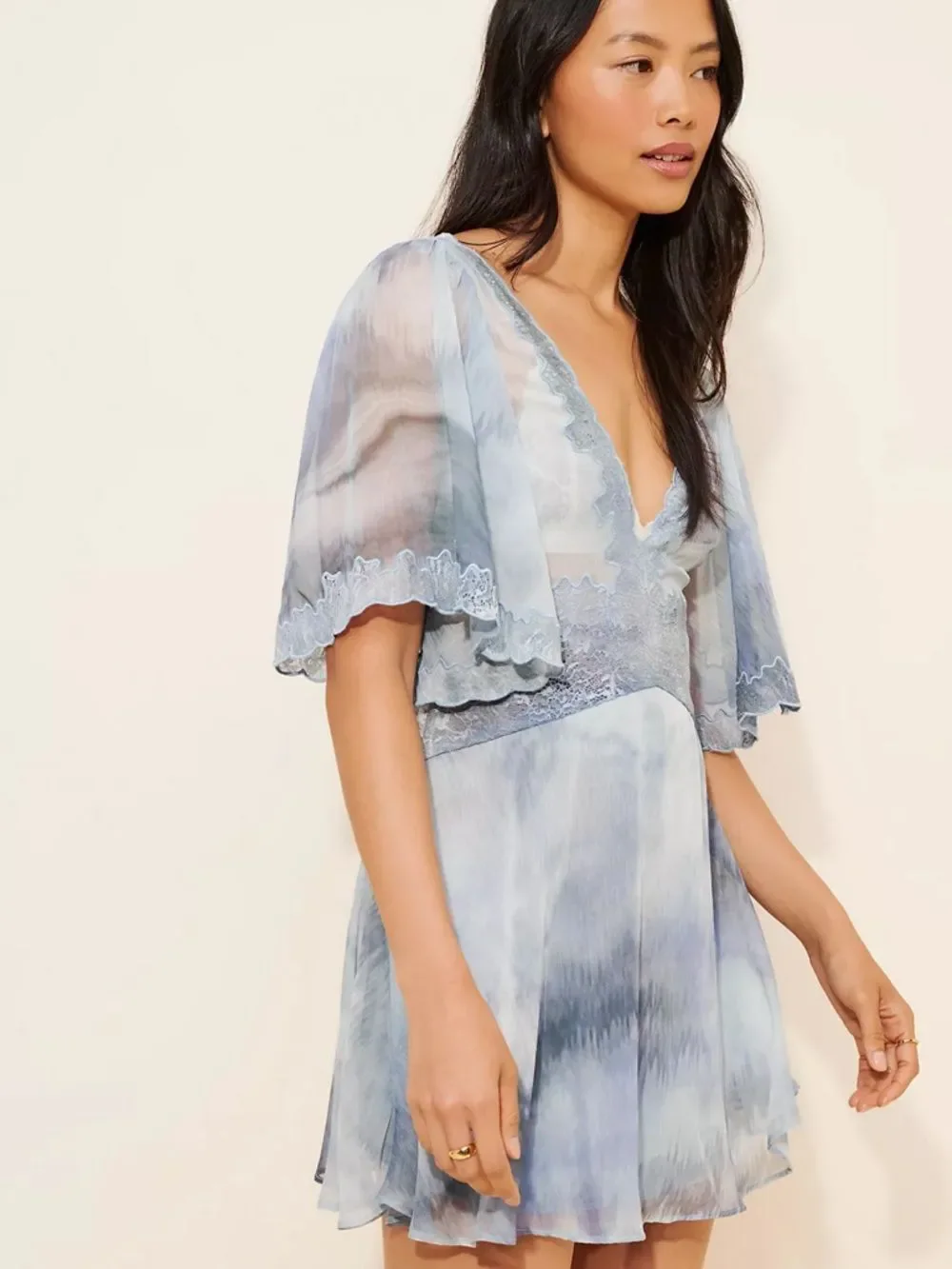 Free People Chance On Me Mini Dress